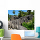 Rocks and Palms Wall Decal