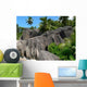 Rocks and Palms Wall Decal