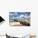 Windy day at seaside. Wall Mural