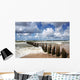 Windy day at seaside. Wall Mural