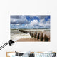 Windy day at seaside. Wall Mural