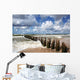 Windy day at seaside. Wall Mural