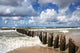 Windy day at seaside. Wall Mural