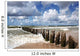 Windy day at seaside. Wall Mural