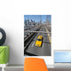 Brooklyn bridge & Yellow Cab. Wall Mural