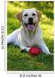 Happy Dog Face Wall Mural