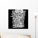UFO - Unidentified Flying Object Wall Mural