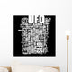 UFO - Unidentified Flying Object Wall Mural