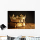 Crowned Medieval Fantasy Books Wall Decal
