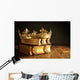 Crowned Medieval Fantasy Books Wall Decal