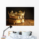 Crowned Medieval Fantasy Books Wall Decal