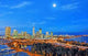 Perth Cityscape during Dusk Wall Decal