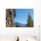 Girl Climbing Wall Mural