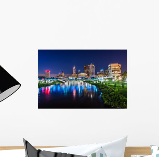Skyline Columbus Ohio from Wall Decal