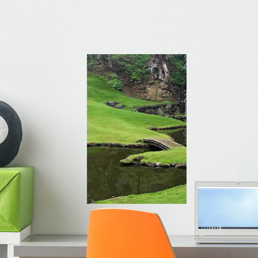 Japanese Zen Garden Wall Decal Design 2
