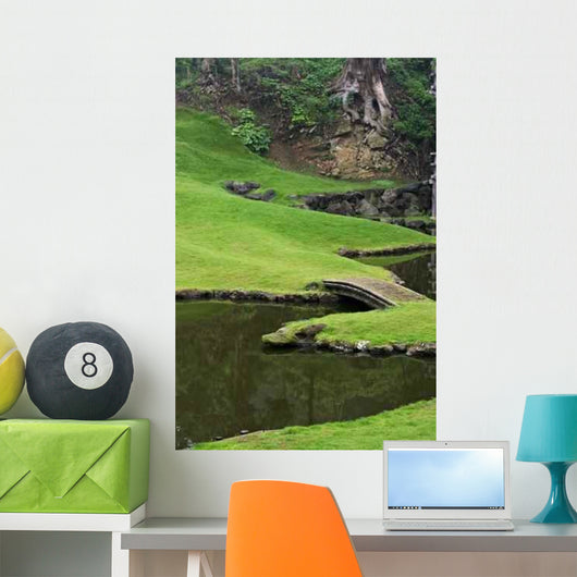 Japanese Zen Garden Wall Decal Design 2
