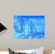 Electric Blue Wall Mural