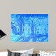 Electric Blue Wall Mural