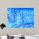 Electric Blue Wall Mural
