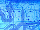 Electric Blue Wall Mural