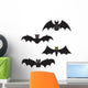 Set Halloween Bats Wall Decal Sticker Set