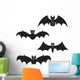 Set Halloween Bats Wall Decal Sticker Set