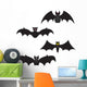 Set Halloween Bats Wall Decal Sticker Set