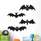 Set Halloween Bats Wall Decal Sticker Set