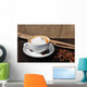 Cappuccino Still Life Wall Mural