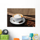 Cappuccino Still Life Wall Mural