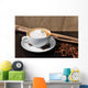 Cappuccino Still Life Wall Mural