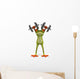 Frog with Weights Wall Decal