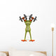 Frog with Weights Wall Decal
