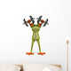 Frog with Weights Wall Decal