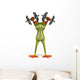 Frog with Weights Wall Decal