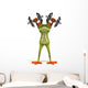 Frog with Weights Wall Decal