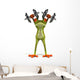 Frog with Weights Wall Decal