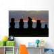 Easter Island - Sunset at Tahai Wall Mural