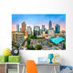 Aerial Charlotte NC Skyline Wall Decal