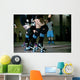 Roller Derby Girls Wall Mural