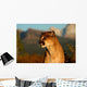 Portrait of a Cougar Wall Mural