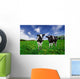Friesian Dairy Cows in a Pasture Wall Mural