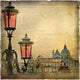 Venetian Pictures Artwork Painting Wall Decal Design 2