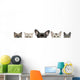 Dog Head and Cat Heads Wall Decal
