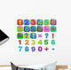Simple Numbers Wall Stickers