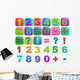 Simple Numbers Wall Stickers