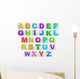 Peel and Stick Alphabet Wall Stickers