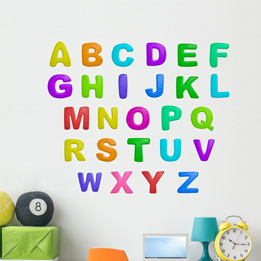 Alphabet Wall Decals and Murals -  – Wallmonkeys