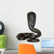Portrait of Egyptian cobra, against white background Wall Decal