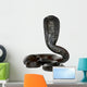 Portrait of Egyptian cobra, against white background Wall Decal